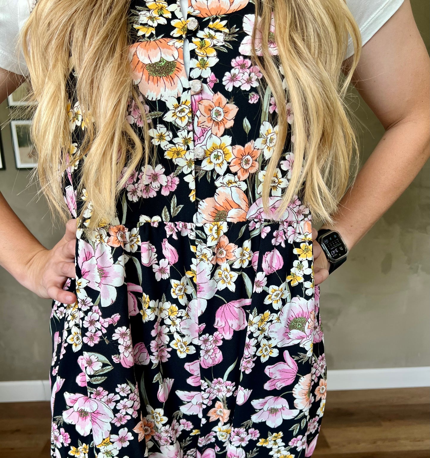 All Smiles Floral Jumpsuit