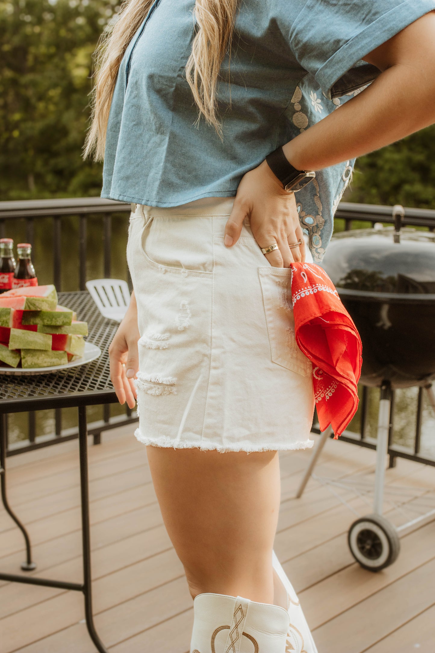 Liberty White Shorts