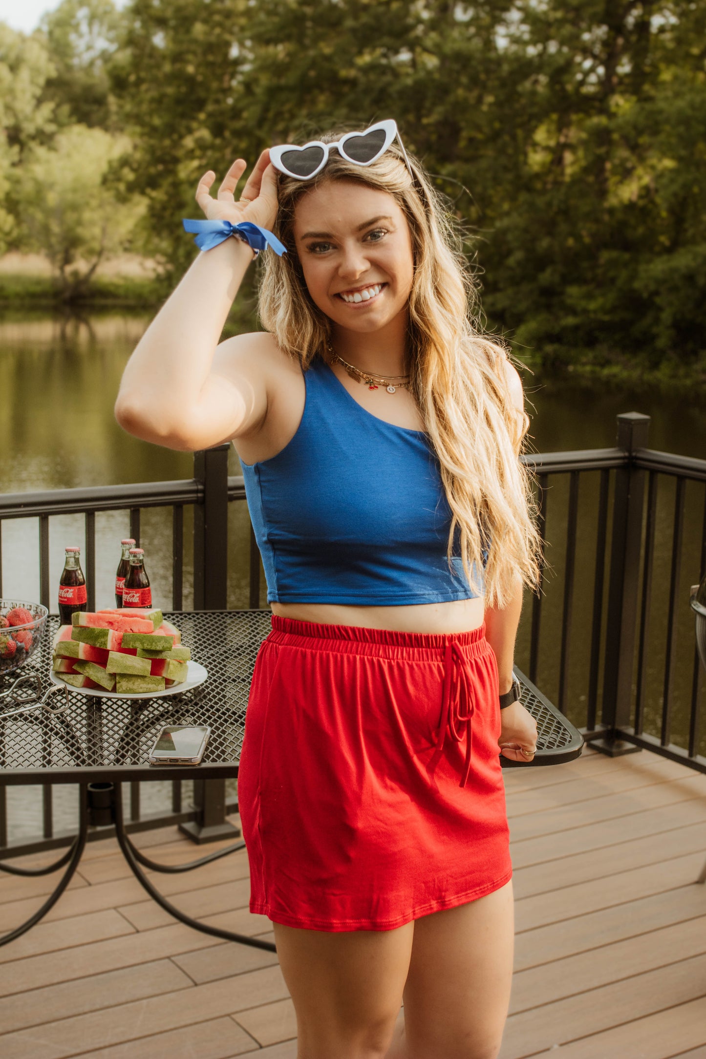 Freedom Red Skort