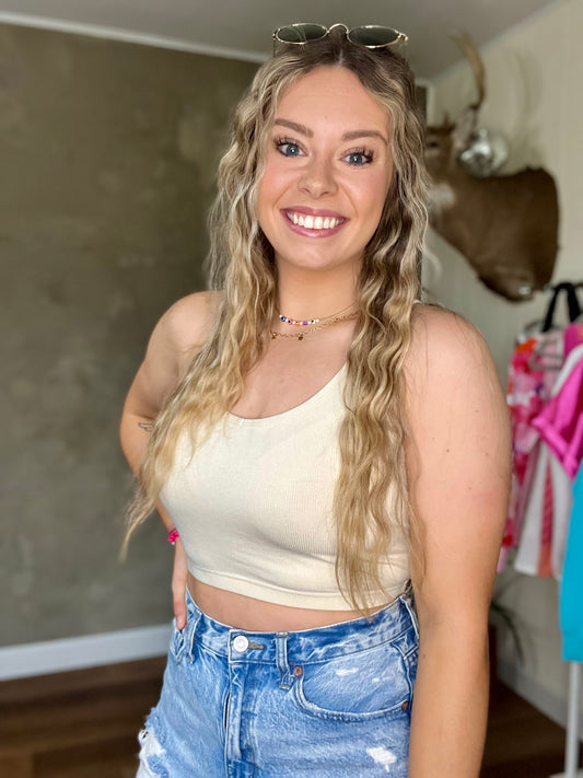 Sandy Cropped Tank