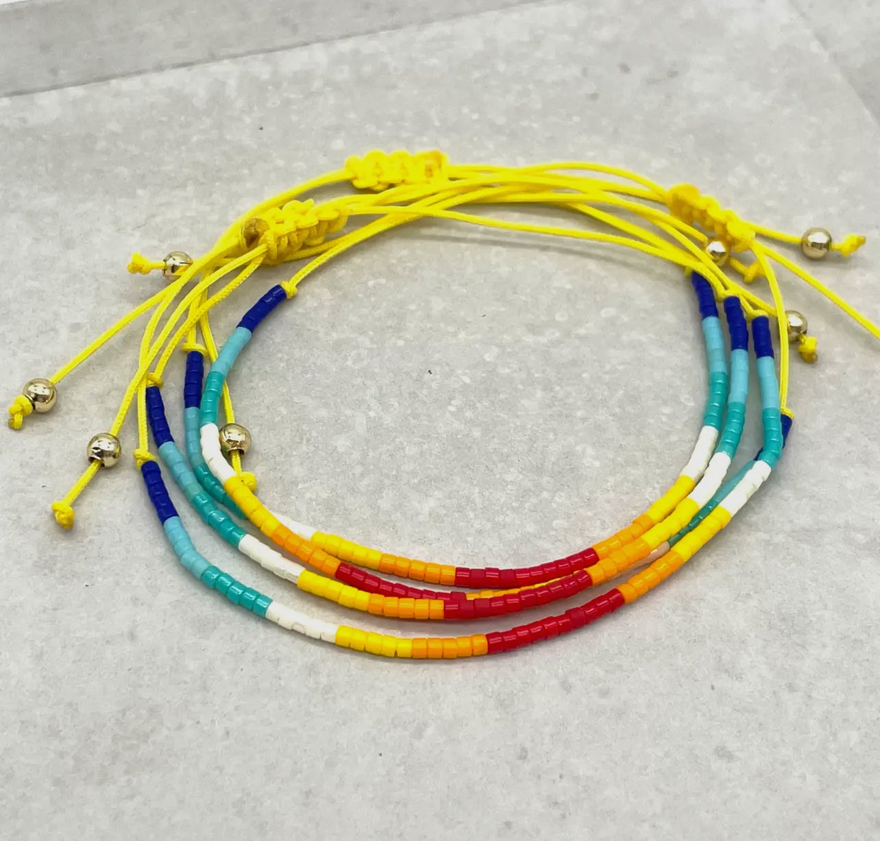 Minimalist Glass Beaded Bracelet