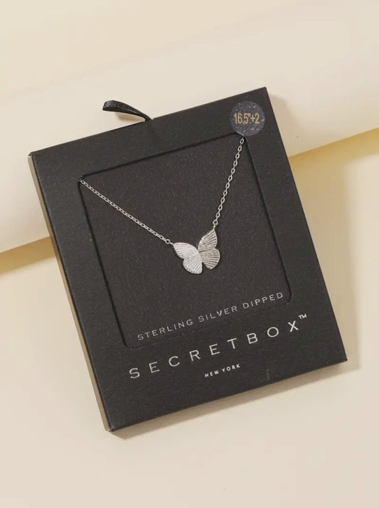 Sterling Silver Butterfly Necklace